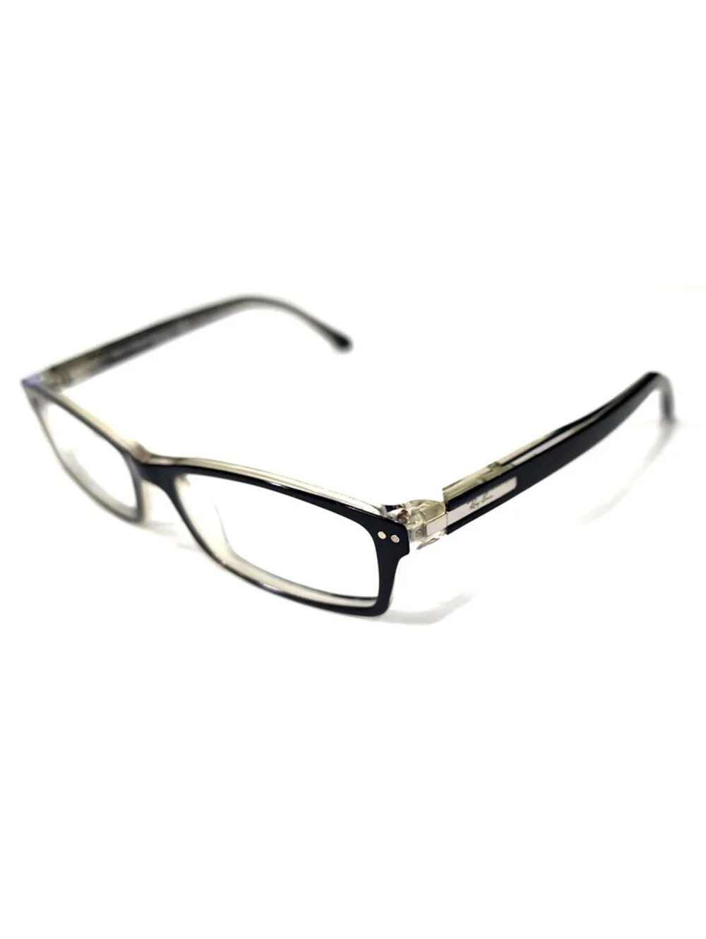 Ray Ban RB5113 2034 Black Rectangle Eyeglasses 52-16 140
